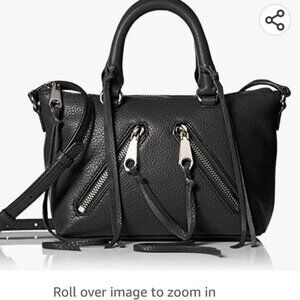 Rebecca Minkoff Micro Moto Satchel Tote - Black